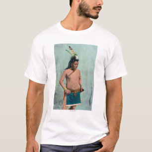 T-shirt Homme indigène appelé Lone Elk