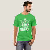 T-shirt Homme Infirmière Jour de la Saint Patrick drôle In (Devant entier)