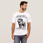 T-shirt homme intelligent (Devant entier)