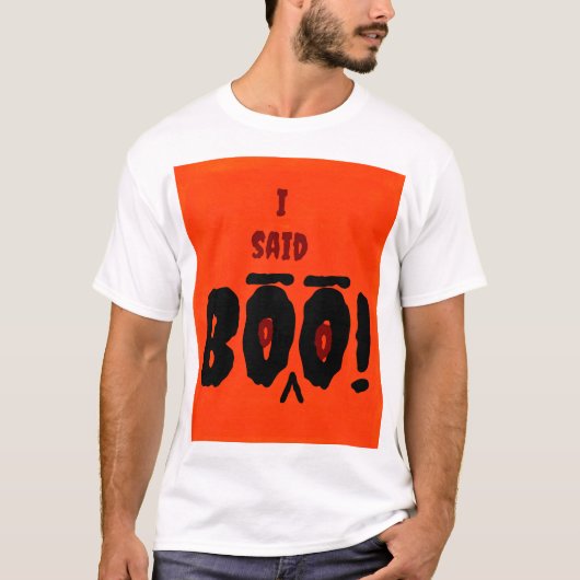 T-shirt homme j'ai dit Boo Design. (Devant)