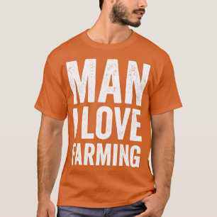 T-shirt homme j'aime l'agriculture drôle