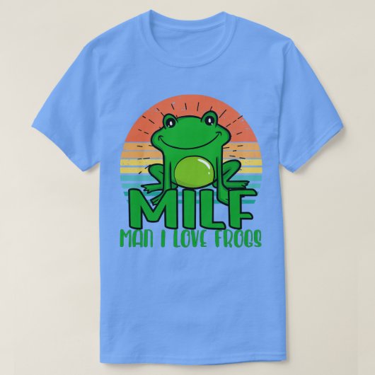 T-shirt Homme J'aime les grenouilles (Design devant)