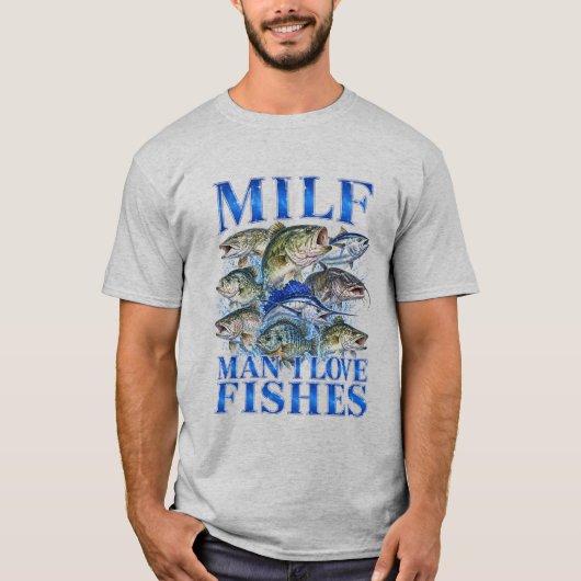 T-shirt Homme J'aime Poissons (Devant)