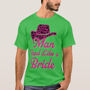 T-shirt Homme Je Me Sens Comme Une Mariée Retro Cowboy Cas