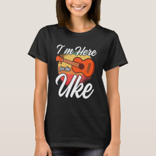 T-shirt homme Je Suis Là Pour L'Uke Ukulele Hawa