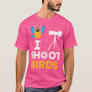 T-shirt Homme Je Tire sur les Oiseaux - Photographe Drôle 