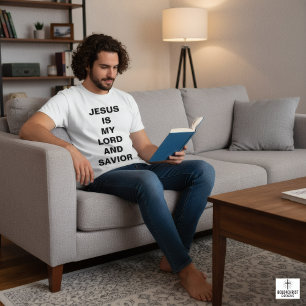 T-shirt Homme "Jésus est mon Seigneur et sauveur"