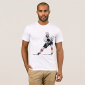 T-shirt homme joueur de hockey sur glace