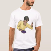 T-shirt Homme Joueur de tennis de table (Devant)