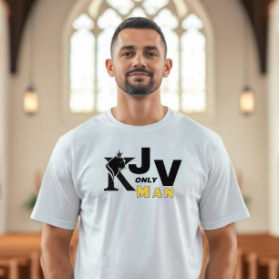 T-shirt Homme KJV uniquement - Lion couronné
