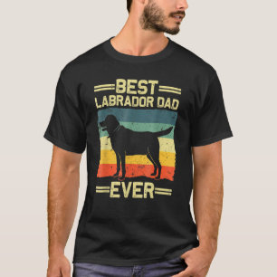 T-shirt Homme Labrador Papa Black Lab Jaune Labrado