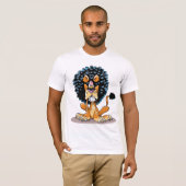 T-shirt Homme Lion en colère (Devant entier)