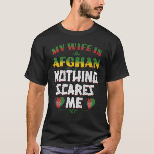 T-shirt homme Ma femme est afghane Afghanistan Pat