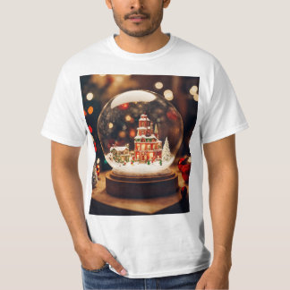 T-shirt homme - mains à travers cercle de verre