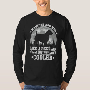 T-shirt Homme Maltais Chien Papa Comme Un Père Maltais Fon