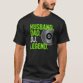 T-shirt Homme mari papa DJ Legend - DJ Design Premium (Devant)