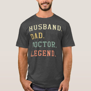 T-shirt Homme Mari papa docteur légende Médecin rétro Méde