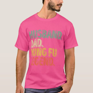 T-shirt Homme Mari Papa Kung Fu Légende Chemise Funny Père