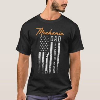T-shirt Homme Mécanicien Papa Comme Un Papa Normal Seuleme