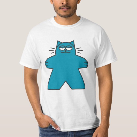 T-shirt Homme Meeple Cat (Devant)