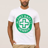 T-shirt homme membre de la sécurité plante (Devant)