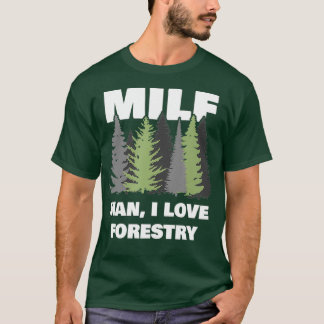 T-shirt Homme Mens J'aime Foresterie drôles bois d'oeuvre