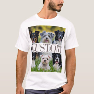 T-shirt homme mignon à thème chien