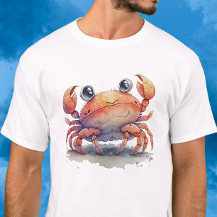 T-shirt homme mignon crabe