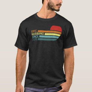 T-shirt Homme mignon Mariage Anniversaire Épic Mari depuis