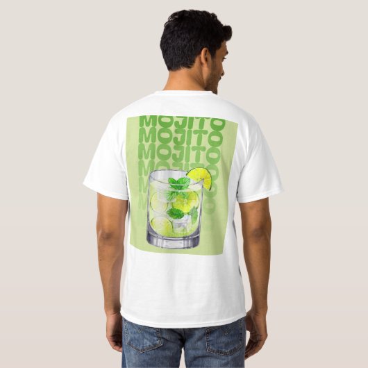 T-shirt homme Mojito (Dos entier)