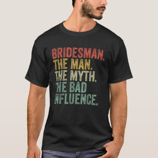 T-shirt Homme Mythe Bridesman Drôle Enterrement de Vie de 