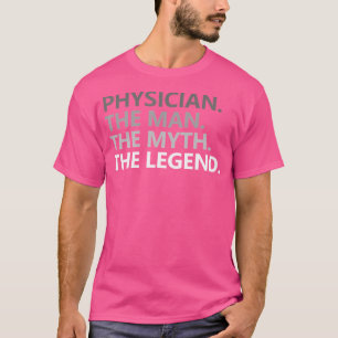 T-shirt Homme Mythe La Légende Médecin Papa Drôle Docteur