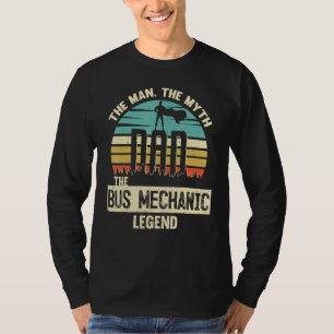 T-shirt Homme Mythe Légende Papa BUS MECHANIC