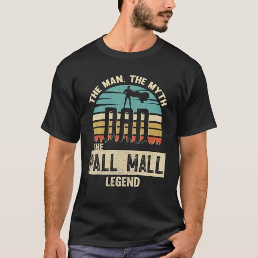 T-shirt Homme Mythe Légende Papa Pall Mall Joueur Extraord (Devant)