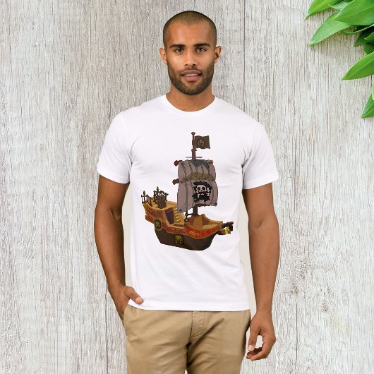 T-shirt homme navire pirate