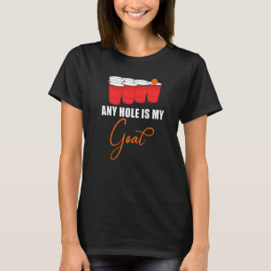 T-shirt Homme N'Importe Quel Trou Est Mon Objectif Jeux De