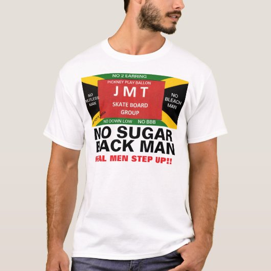 T-Shirt Homme NO SUGAR BACK (Devant)