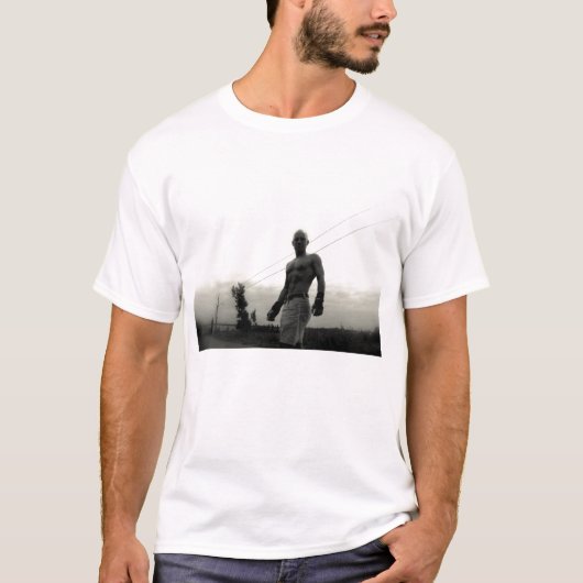 T-SHIRT HOMME NOIR ET BLANC (Devant)