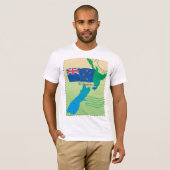 T-shirt Homme Nouvelle-Zélande (Devant entier)