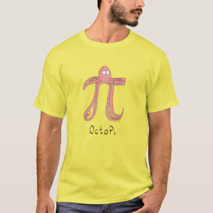 T-shirt homme Octopus Cute Math Pi Day