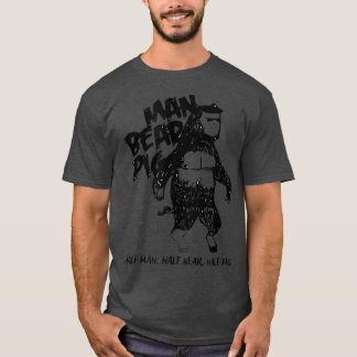 T-shirt Homme Ours Cochon Drôle Animal Vintage Mens Graphi