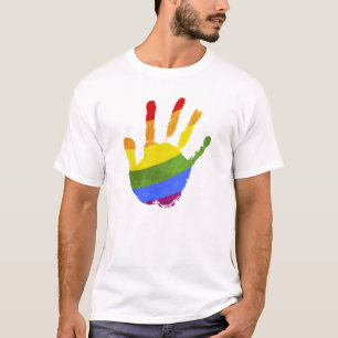 T-shirt homme palm arc en ciel