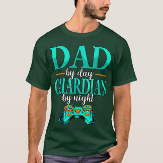 T-shirt Homme Papa By Day Guardian By Night Jouer à des je