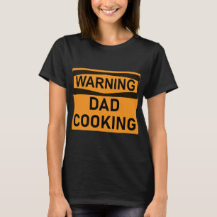 T-shirt Homme Papa Cuisine Drôle Avertissement BBQ Grillin