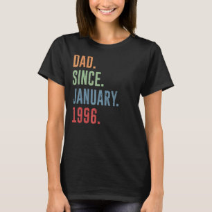 T-shirt Homme Papa depuis janvier 1996