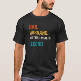 T-shirt Homme papa mari réalité virtuelle Légende virtuell