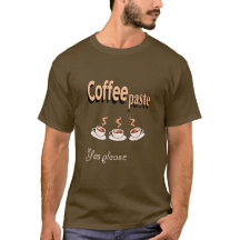 T-shirt Homme Paste de café amusant Pun de café