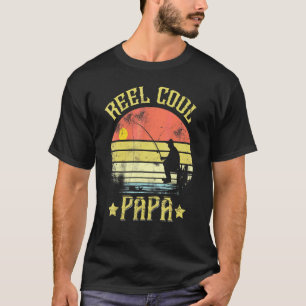 T-shirt Homme Pêche bobine Cool Papa