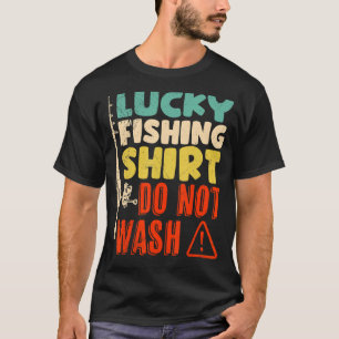 T-shirt Homme Pêche Papa Angler Dit Lucky Pêche