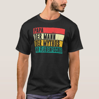 T-shirt Homme père Mythos Fly Pêche Cadeau